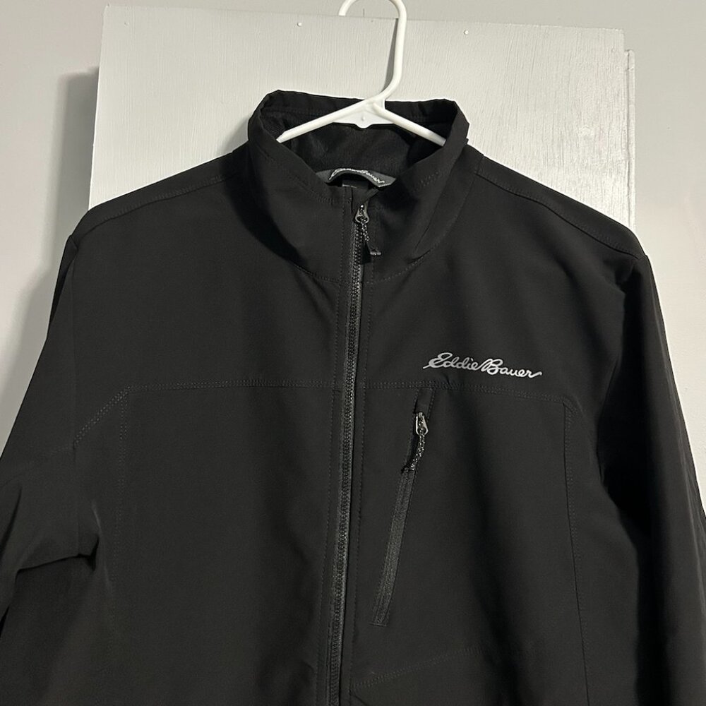 Eddie Bauer Men's Black‎ Stratify 2.0 Soft Shell Jacket Size M
